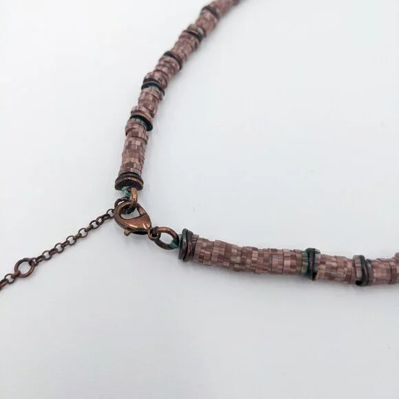 Anthropologie Beaded Boho Statement Fanfare Bib Necklace - Picture 4 of 4